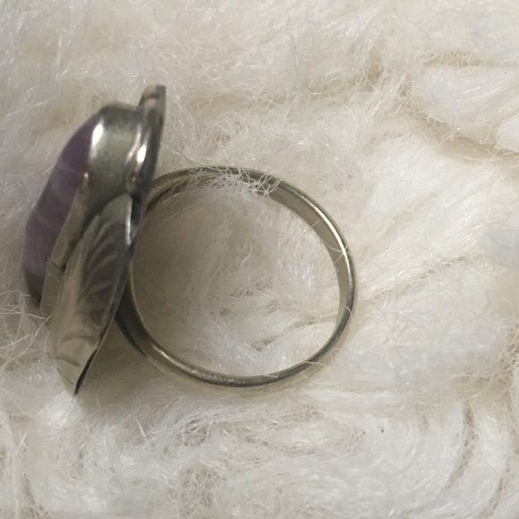 Vintage Native American Charoite Ring - Picture 9 of 12